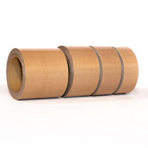 Rolls of PTFE Fiberglass Fabric in various widths