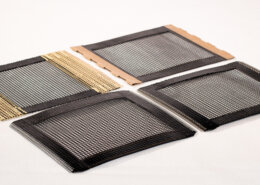 PTFE Open Mesh Belts with various edging and splices