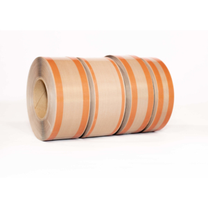 Rolls of PTFE Zone Tape with variable adhesive widths