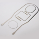 Custom shaped heating element for impulse heat sealers