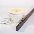 PTFE cut wire spools with impulse heat sealer pressure bar assembly