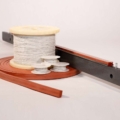 Vertrod impulse heat sealer pressure bar parts with PTFE cut wire and silicone rubber